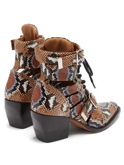 chloe riley boots|chloe rylee boots python.